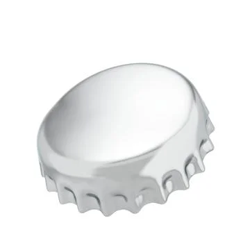 Blank bottle cap Stock Illustration