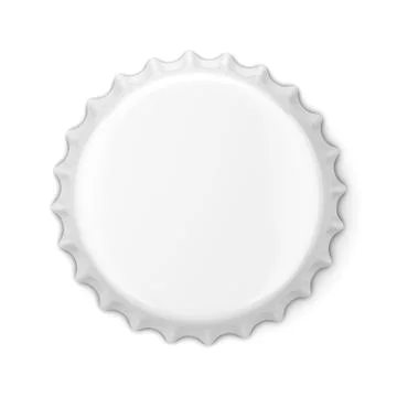 Blank bottle cap Stock Illustration