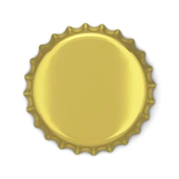 Blank bottle cap Stock Illustration