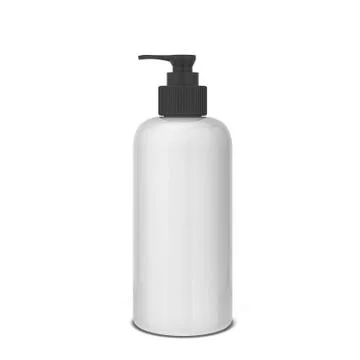 Blank bottle for liquid cosmetics Stock Illustration