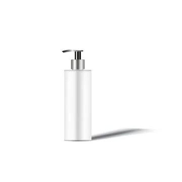 Blank bottle with pump dispenser Stock Illustration