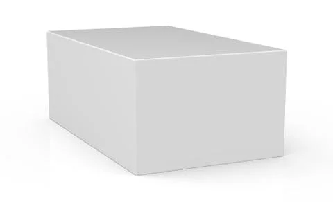 Blank box, 3d rendering 스톡 일러스트