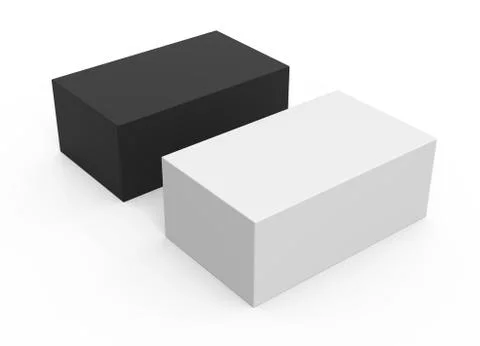 Blank box, 3d rendering 스톡 일러스트
