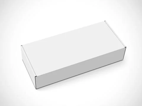 Blank box design Stock Illustration