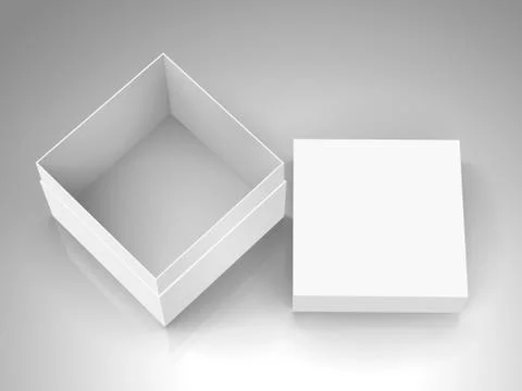 Blank box design Stock Illustration