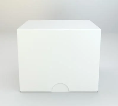 Blank box on gray background with reflection Stock-Illustration