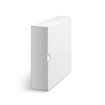 Blank box isolated on white background イラスト素材