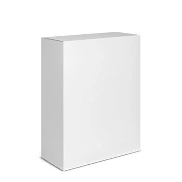 Blank box mockup Stock Illustration