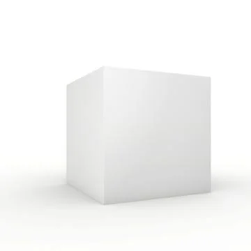 Blank box on white background. 스톡 일러스트