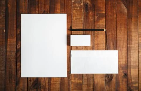 Blank brand template Stock Photos