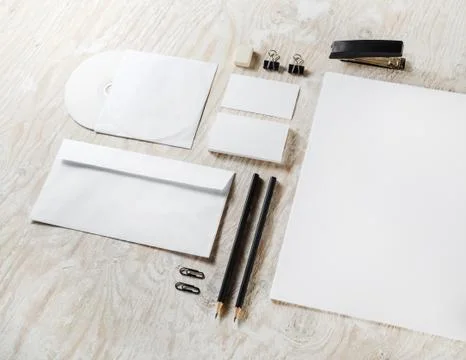 Blank branding identity Foto stock
