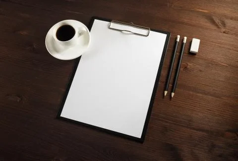 Blank branding identity Stock Photos
