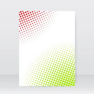 Blank brochure abstract circles. Vector illustration . Stock Illustration