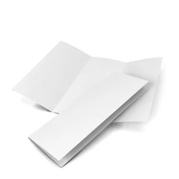 Blank brochure Stock Illustration