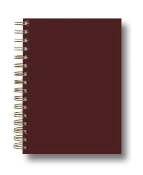 Blank brown book Stock Photos