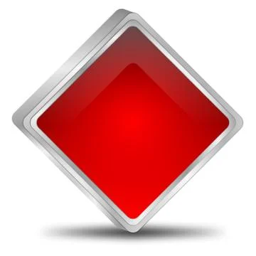 Blank Button - 3D illustration Stock Illustration