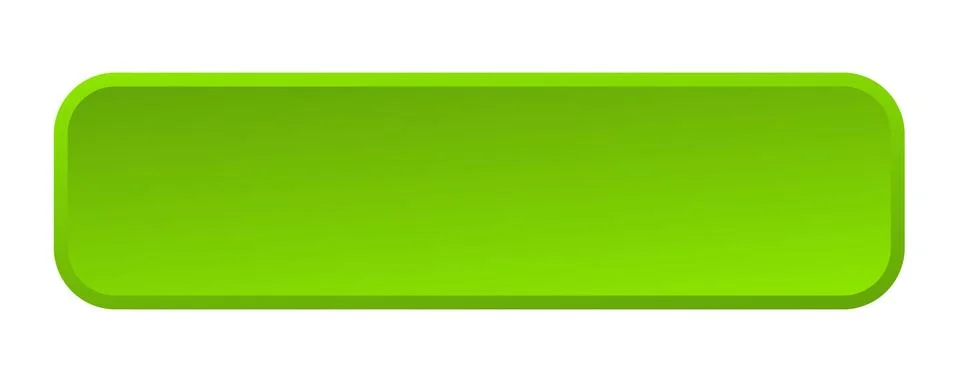 Blank button. blank square 3d push button Illustrazione stock