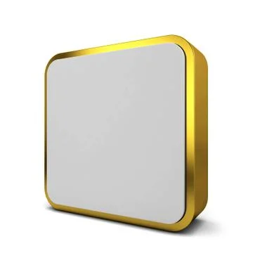 Blank button Stock Illustration