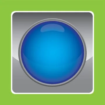 Blank Button Stock Illustration