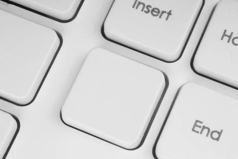 Blank button on the keyboard Stock Photos