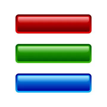 Blank Button Website Vector Template イラスト素材