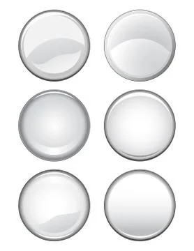 Blank Buttons Illustrazione stock