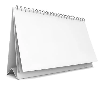 Blank calendar Stock Illustration