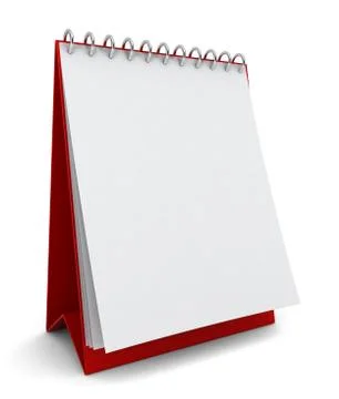 Blank calendar Stock Illustration