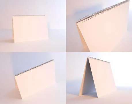 Blank calendar Stock Illustration