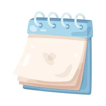 Blank calendar Stock Illustration
