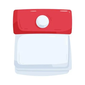 Blank calendar Stock Illustration