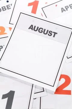 Blank Calendar Stock Photos