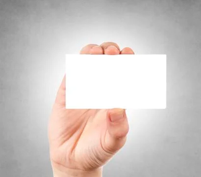 Blank calling card Stock Photos