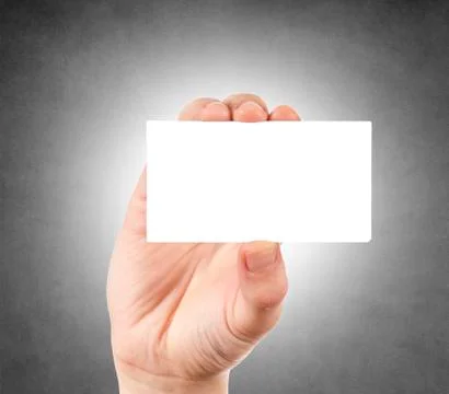 Blank calling card Stock Photos