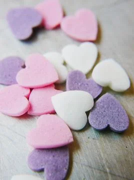 Blank Candy Heart Stock Photos