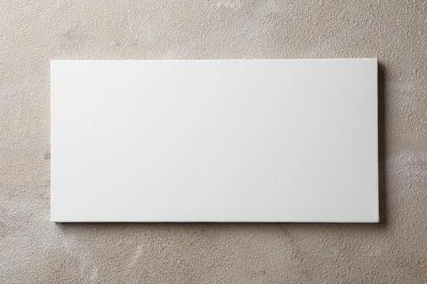 Blank canvas on brown stone background, space for text 스톡 사진