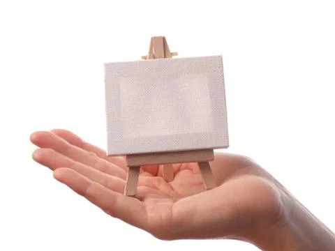Blank canvas Stock Photos