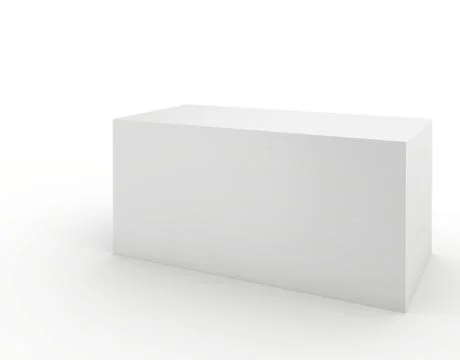 Blank cardboard package box on white background. Illustrazione stock