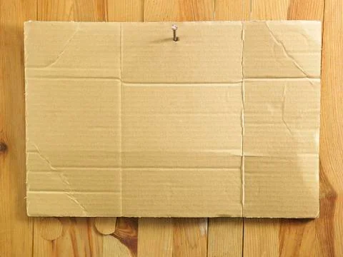 Blank cardboard Stock Photos