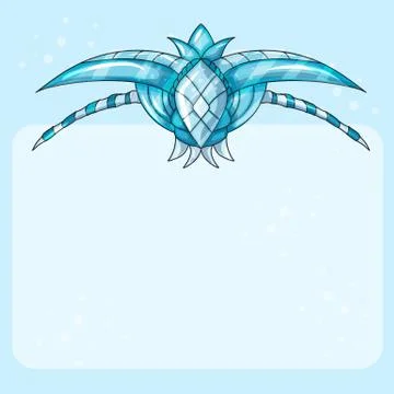 Blank - cartoon vector illustration Illustrazione stock