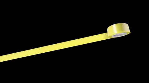 Blank Caution Tape Stock Footage 23142750