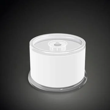 Blank CD container 스톡 일러스트