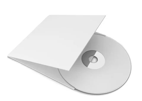 Blank cd cover Stock Illustration