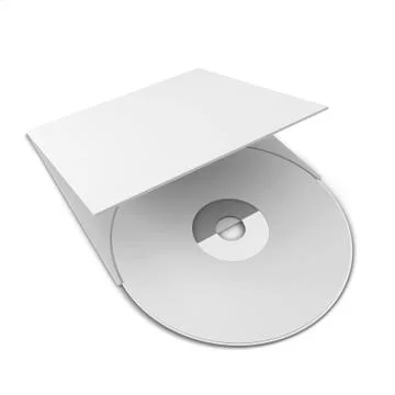 Blank cd cover Illustrazione stock