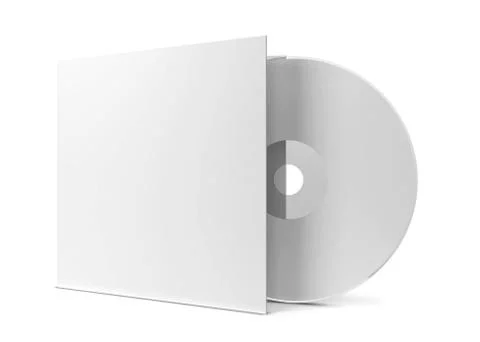 Blank cd cover Stock Illustration