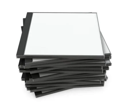 Blank cd or dvd case Stock Illustration