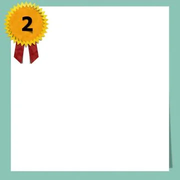 Blank certificate paper Stock Illustration