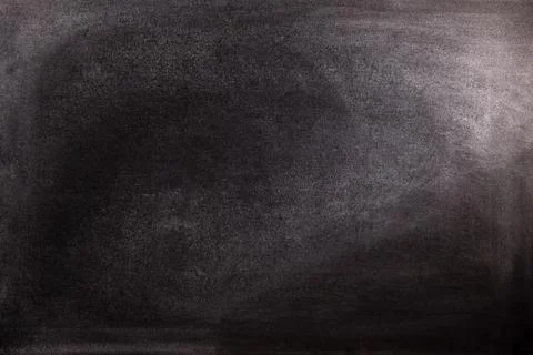 Blank chalkboard surface is showcasing flat design illustration with worn 写真素材