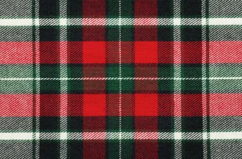 Blank checkered fabric texture, background Stock Photos