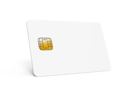 Blank chip card Stock Illustration